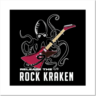 release the rock kraken Posters and Art